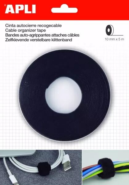 Bande Auto Aggripante 10mmx5m NOIR
