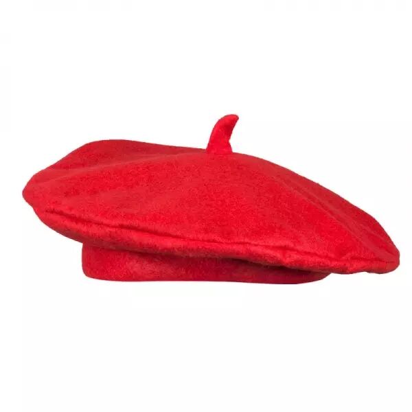B�ret Feutrine rouge