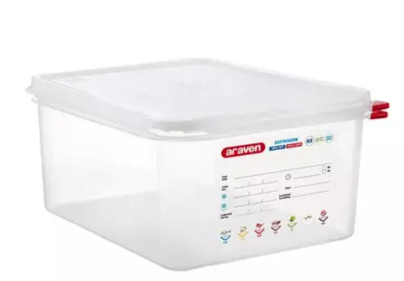 BOITE HERMETIQUE PP GN1/2 150MM TRANP