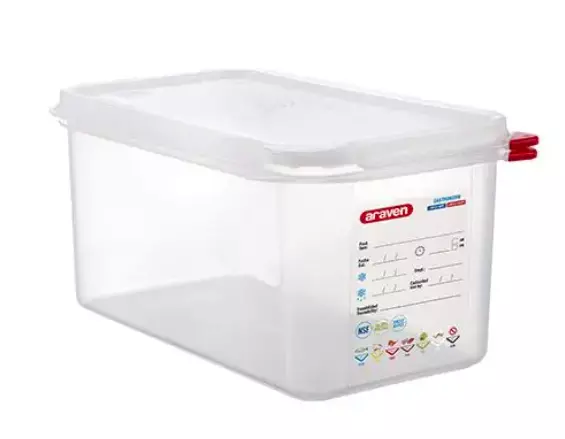 BOITE HERMETIQUE PP GN1/3 150MM  TRANP