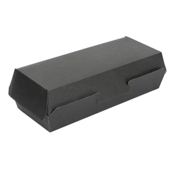 BO�TES \ PANINI\  \'THEPACK\' 230 G/M2 26,5x12,2x7 CM NOIR CARTON ONDUL� NANO-MICRO (300 UNIT�)