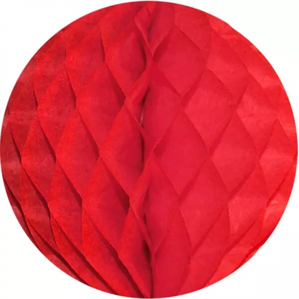 Boule alveole rouge 20cm