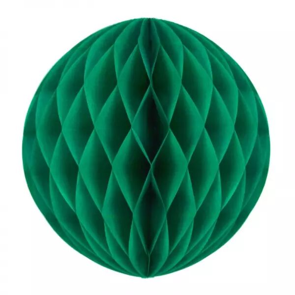 Boule alveolee 12 cm vert
