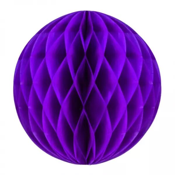 Boule alveolee VIOLET 30cm