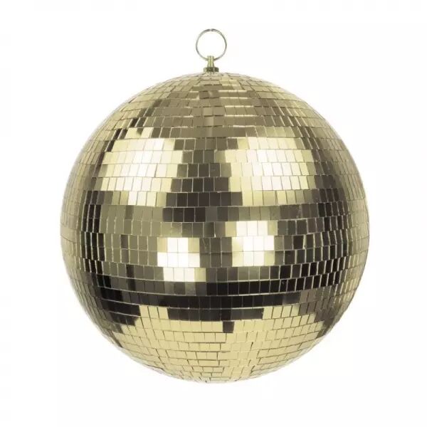 BOULE DISCO GOLD 30CM	