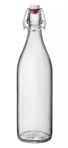 BOUTEILLE LIMONADIER 1000ML + BOUCHON M�CANIQUE PP/GALVA