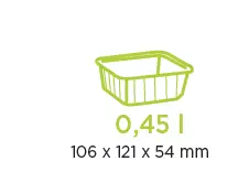 Cartybox Cristal PP Inject&eacute; 0.45L
