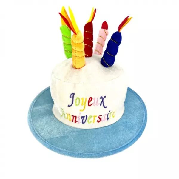 Chapeau JOYEUX ANNIVERSAIRE bougies D