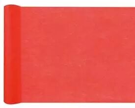 Chemin de Table uni 0.30x10m ROUGE