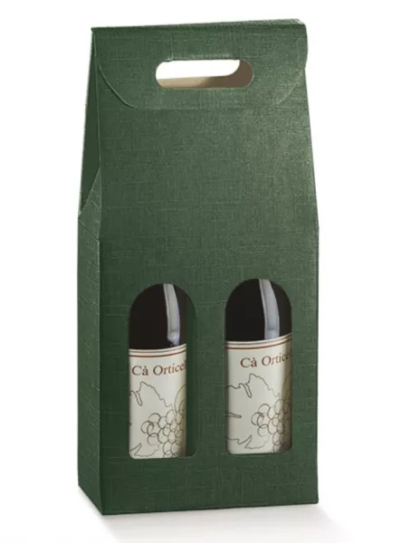 COFFRET 2 BTLLES SETA VERDE 180X90X385