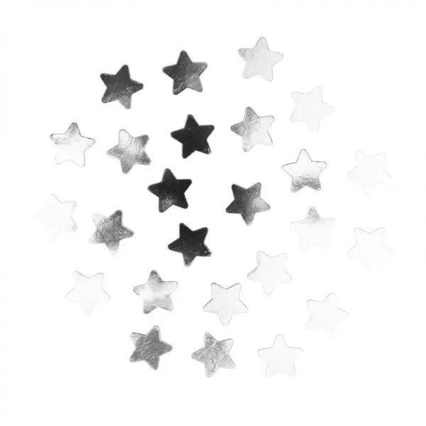 CONFETTIS DE TABLE ETOILES ARGENT