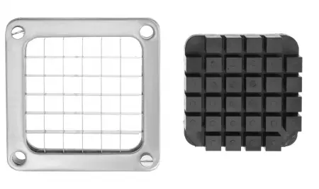 COUPE FRITES INOX/ALU 4COUT. 8PART-6-9-13mm