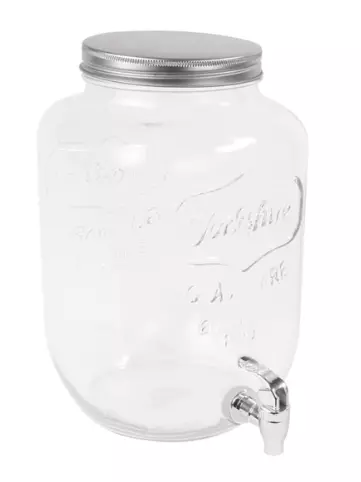 Distributeur de Boisson 8L 19.5x19.5x31.5 TRANSPARENT