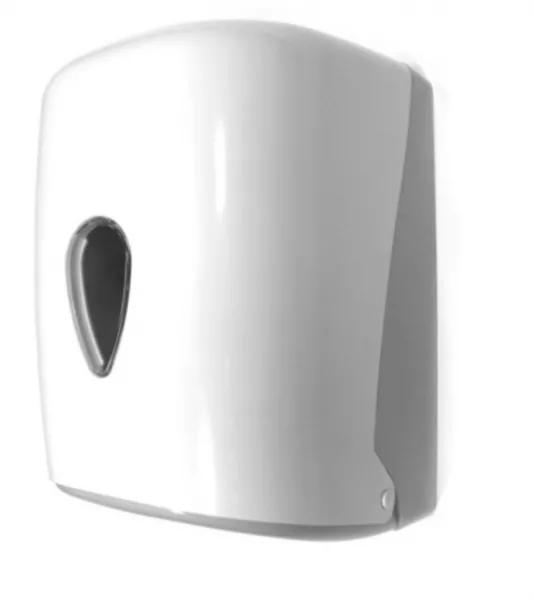 DISTRIBUTEUR POUR ESSUIE-MAINS \'MAXI BARRIL\' 24x24x32,5 CM BLANC ABS (1 UNIT�)