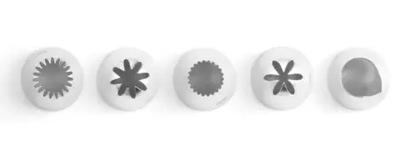 Douilles de decoration 5fleurs & p�tales inox