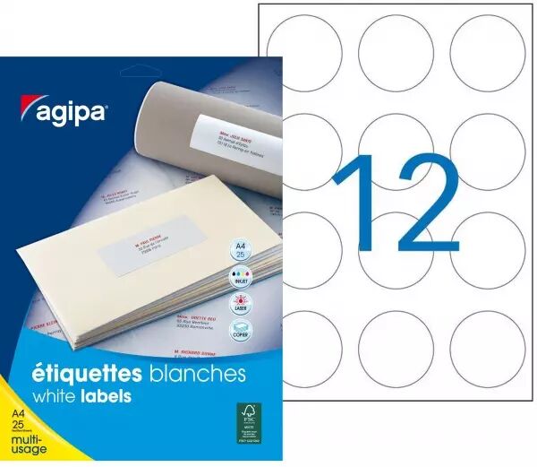 Etiquette AGIPA diam 60