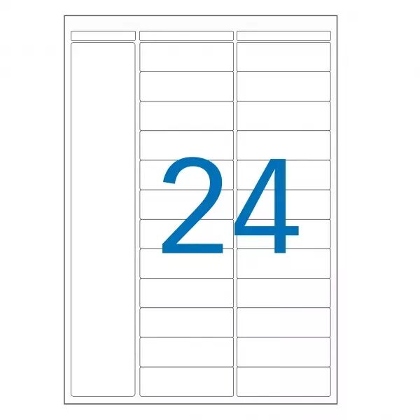 Etiquettes Agipa A5 15x50
