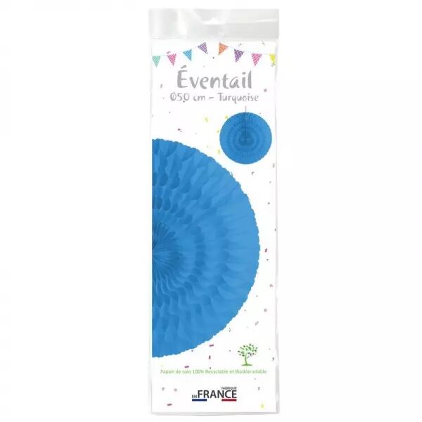 Eventail alv�ol� diam. 50 cm TURQUOISE / CO08101TU