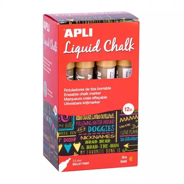 Feutres Craie 5.5mm Effa�able OR