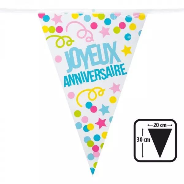 Guirlande 15 Fanions JA 6m