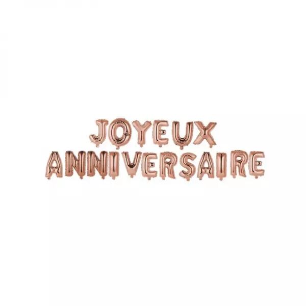 Guirlande ballons foil 40 cm ROSEGOLD / 36764
