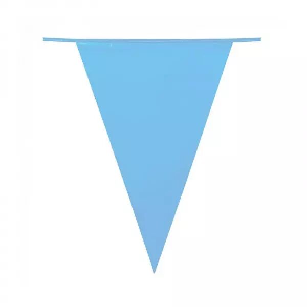 Guirlande PE XXL 18 fanions 45x30cm CIEL