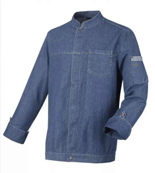  HARPER MANCHE LONGUE DENIM DELAVE