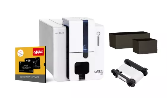 Imprimante EDIKIO Flex Logiciel Std 100 Cartes 1 Ruban 1000 Imp