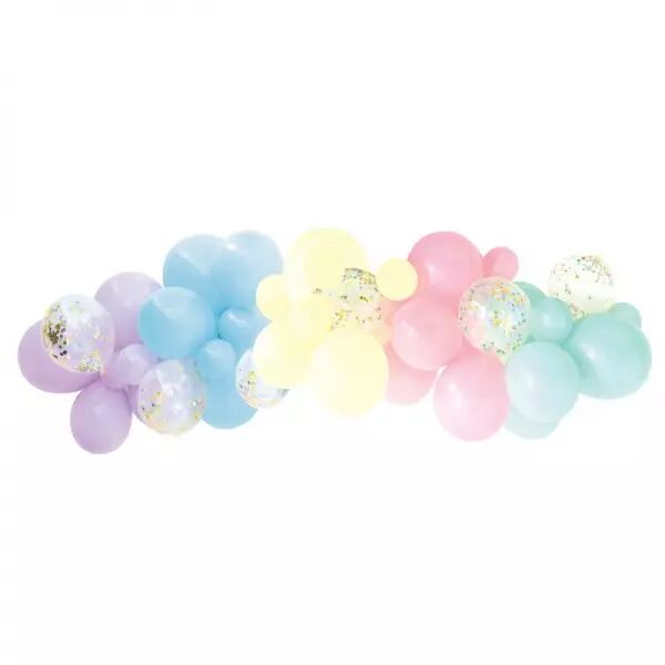 Kit de 50 ballons pour arche PASTEL / 36205