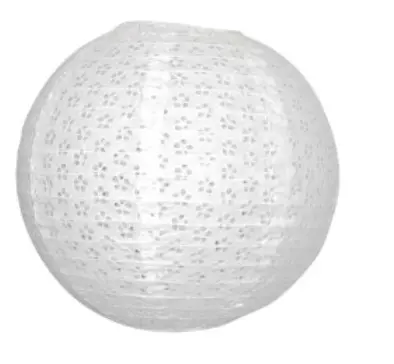 LANTERNE JAPONAISE 50CM DENTELLE VINTAGE