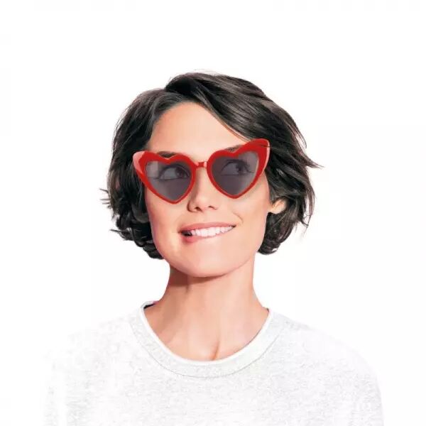 LUNETTES VINTAGE COEUR ROUGE