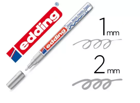 MARQUEUR EDDING PEINTURE ARGENT
