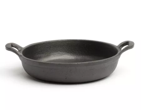 MINI PO&Ecirc;LE RONDE EN FONTE  2  POIGNETS &Oslash;14,5X3CM