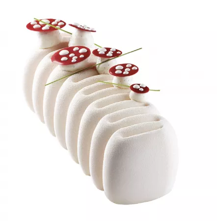 MOULE &Agrave; BUCHE SILICONE - CREMA 
