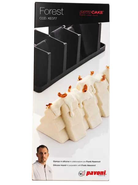 MOULE � BUCHE SILICONE - FORET SAPIN 