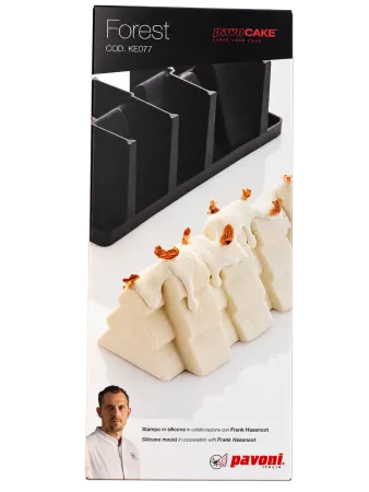 MOULE &Agrave; BUCHE SILICONE - FORET SAPIN 