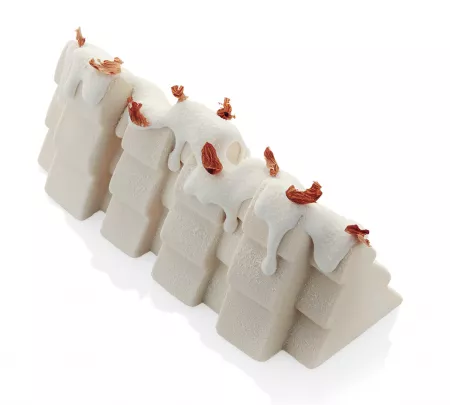MOULE &Agrave; BUCHE SILICONE - FORET SAPIN 