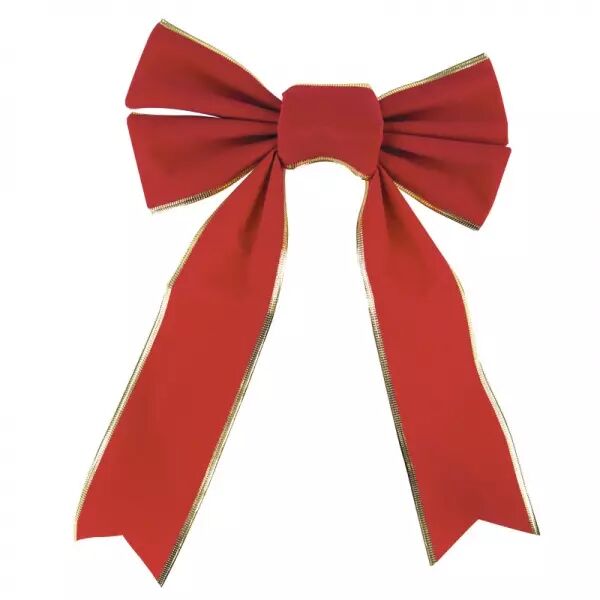 Noeud rouge velour taille M