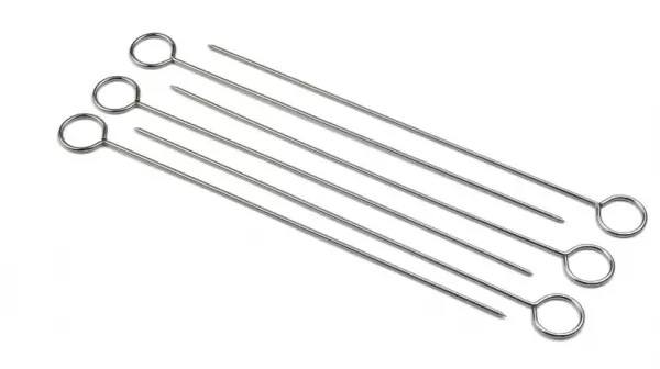 PACK DE SIX PIQUES 30CM ACIER