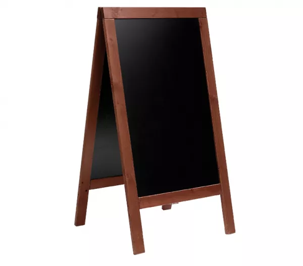 PANNEAU TROTTOIR DELUXE BOIS FONCE 70X135CM