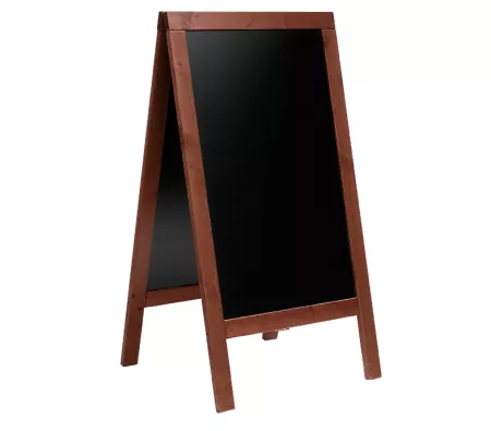 PANNEAU TROTTOIR DELUXE BOIS FONCE 70X135CM