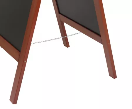 PANNEAU TROTTOIR DELUXE BOIS FONCE 70X135CM