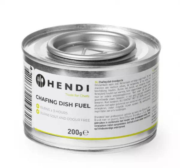 PATE COMBUSTIBLE POUR CHAFING DISH EN BOITE 200g ethanol