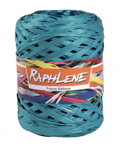 PELOTE XL RAPHIA BLEU CANARD 200m