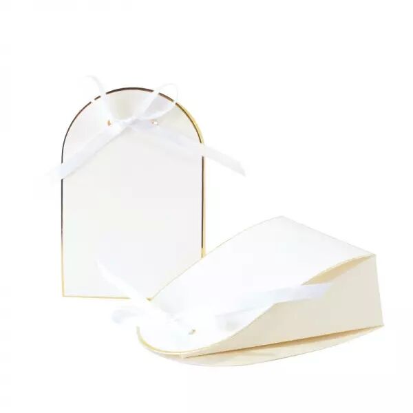 PETITES BOITES BLANCHES ET OR X8