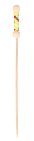PIQUES \ PERLE\  12 (h) CM NATUREL BAMBOU (100 UNIT�)