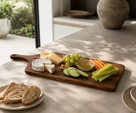 PLANCHE &Agrave; D&Eacute;COUPER COPA 72X28CM EN BOIS D\'ACACIA