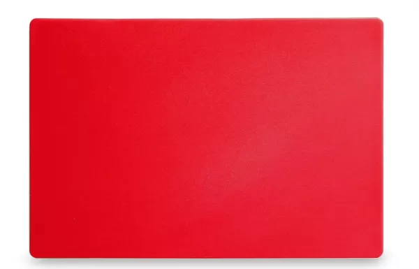 PLANCHE A DECOUPER HACCP ROUGE 450X300X13MM 