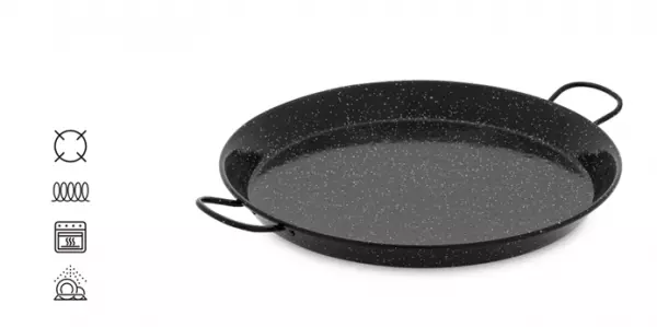 PLAT A PAELLA ACIER EMAILL� 60CM