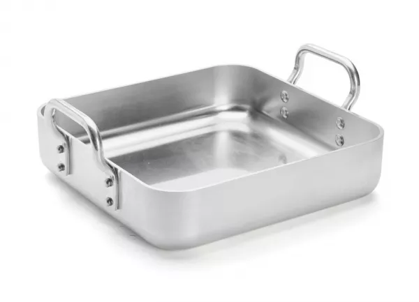 PLAT A ROTIR CARRE ALU.2 A.F.30X30